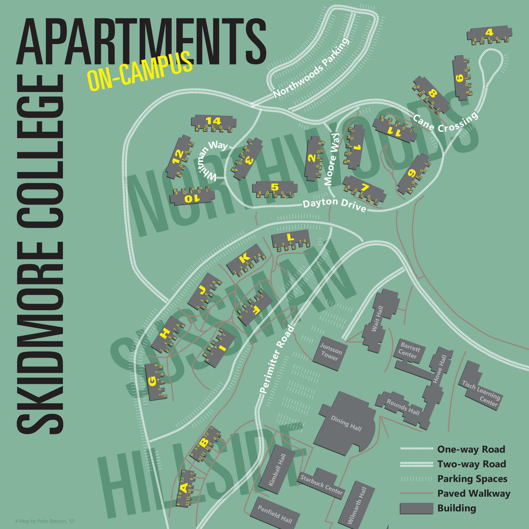 Skidmore Map